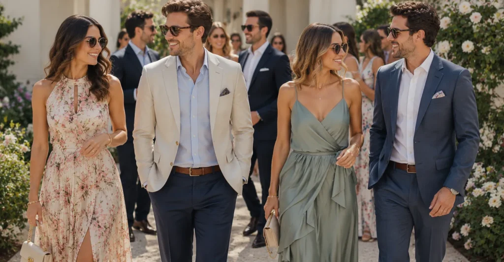 Spring Wedding Outfit: What to Wear for Every Dress Code, Venue & Weather Twist 5 Cocktail outfit inspiration from the Spring Wedding Outfit Style Guide.
