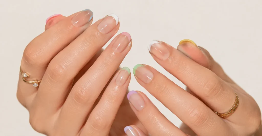 Jelly Nails: The Complete Guide to Trendy Colors, Designs & Styling Ideas 9 Modern jelly French manicure with elegant translucent nail tips.