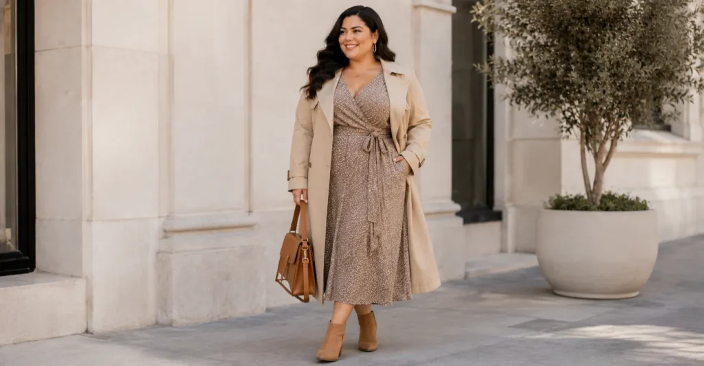 Plus Size Birthday Outfit Ideas: Stunning Looks You'll Absolutely Love 14 Transitional seasonal Plus Size Birthday Outfit Ideas for spring and fall.