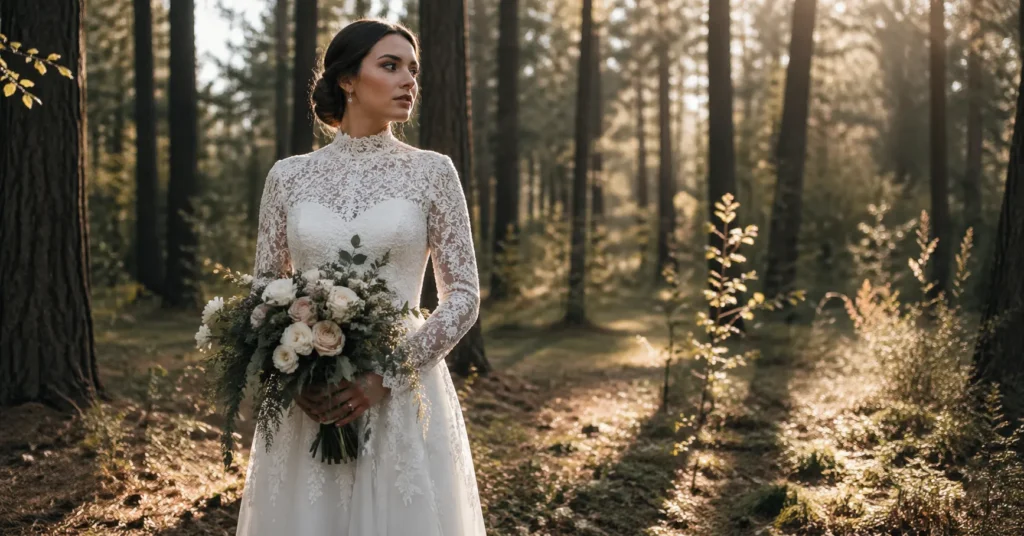 Lily Collins Wedding Dress