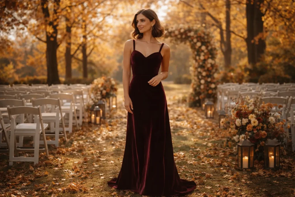 Stunning Fall Wedding Guest Gowns for Every Dress Code 2 Fall Wedding Guest Gowns