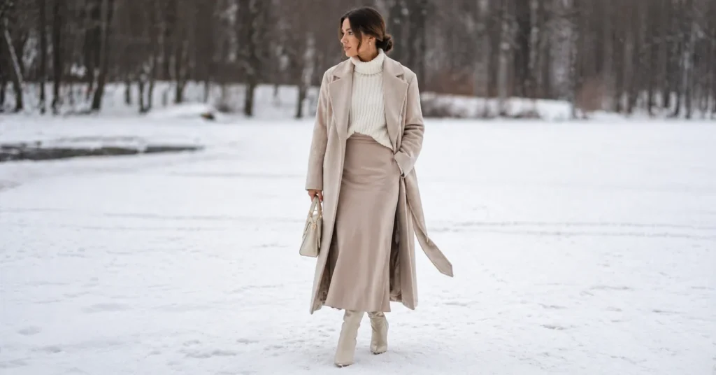 Winter Skirt Outfit Ideas