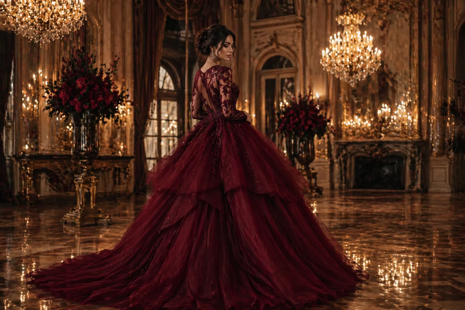 Garnet Wedding Outfit