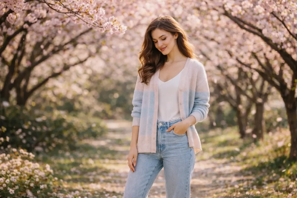 Stunning Cherry Blossom Outfit Ideas for Spring Photos 3 2 39