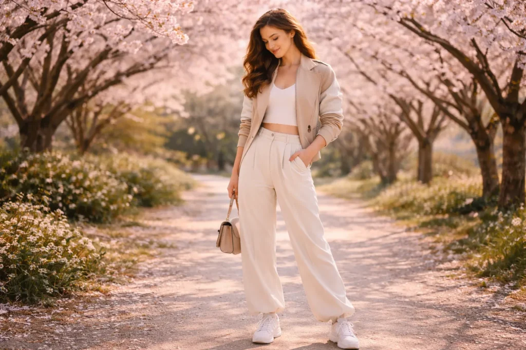 Stunning Cherry Blossom Outfit Ideas for Spring Photos 5 4 38