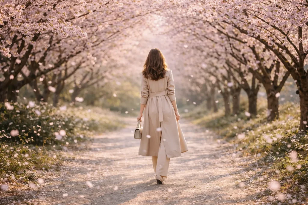 Stunning Cherry Blossom Outfit Ideas for Spring Photos 8 7 39