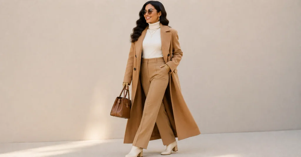 15 Bruno Mars Concert Outfit Ideas: What to Wear in 2026 17 Bruno Mars Concert Outfit Ideas with a turtleneck, tailored trousers and statement camel coat