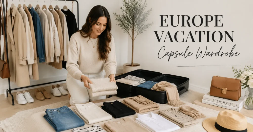 Europe Vacation Outfits Women: The Ultimate Guide to Stylish Travel Looks 4 Europe vacation outfits women capsule wardrobe essentials for stylish travel packing