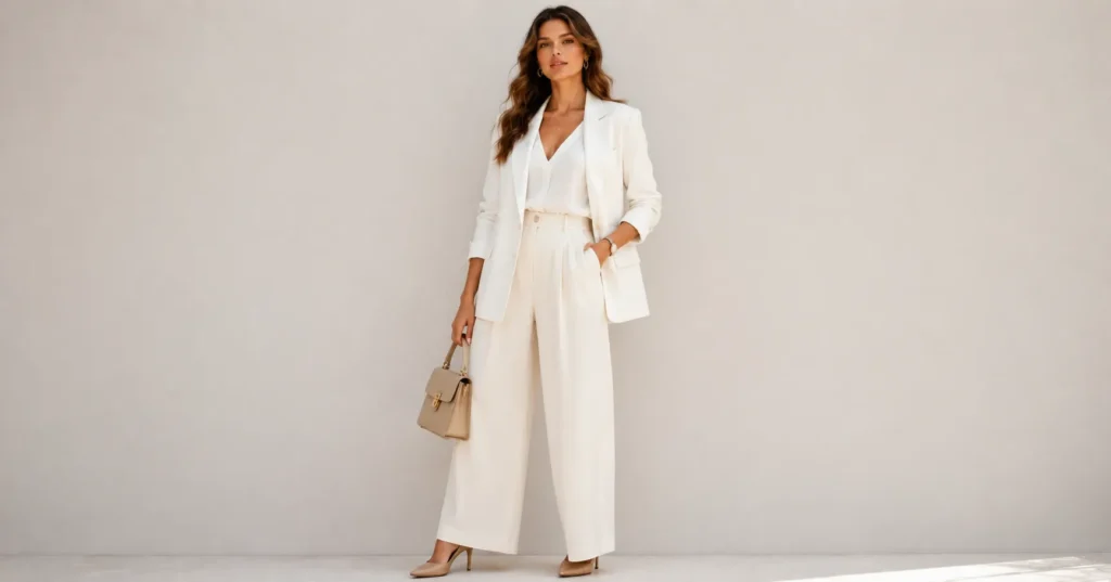 Spring Photoshoot Outfits That Make Every Photo Look Effortlessly Chic 8 Professional Spring Photoshoot Outfits for solo portraits and branding sessions.