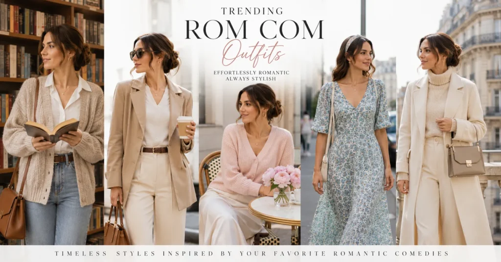 Trending Rom Com Outfits: The Complete Guide to Timeless Romantic Style 3 Trending Rom Com Outfits with timeless romantic fashion inspiration for women