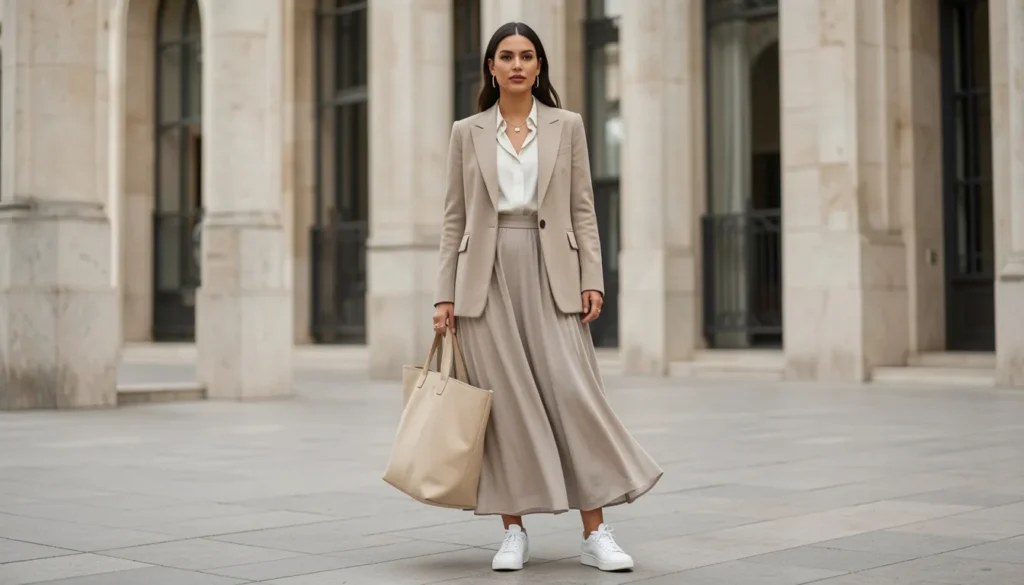 Travel Outfit Ideas for Summer: Stay Chic & Comfortable 2 Travel outfit ideas for summer featuring a stylish woman in a chic airport-ready travel outfit with modern fashion styling.