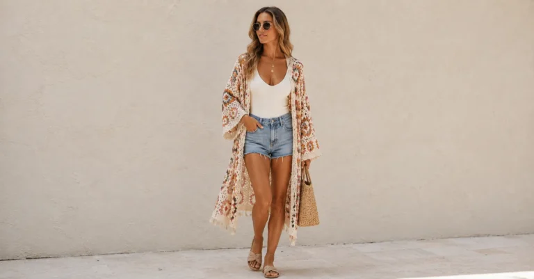 Summer Poncho Outfit