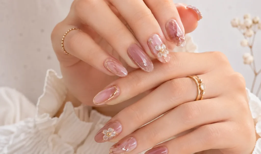The Guide to Japanese Nails: Trends, Techniques, and Artistry 2 Fashion blog hero image featuring elegant Japanese nails manicure trends and nail art.