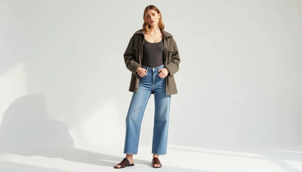 Whale Tail Thong Trend: Y2K Styling Guide for Modern Looks 3 Whale tail thong trend low-rise jeans styling with modern balanced street fashion outfit