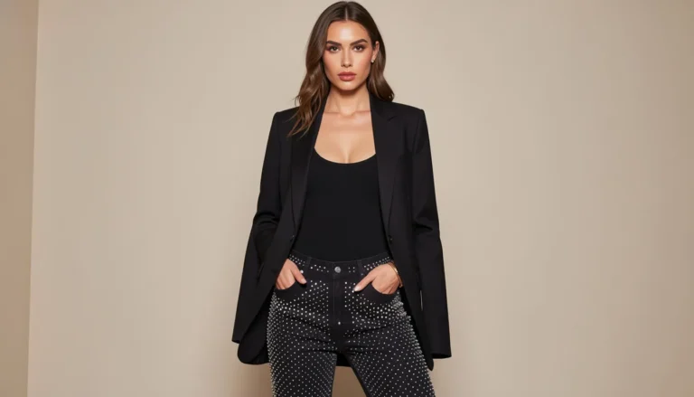 rhinestone jeans outfit ideas