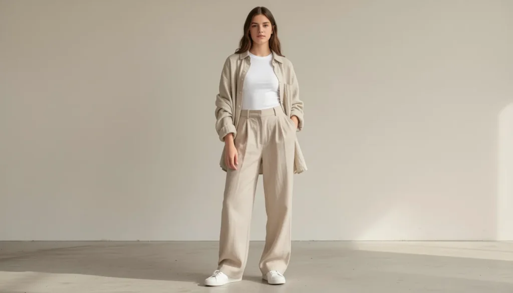 Best Summer School Outfit Ideas for a Cool and Stylish Term 7 Summer school outfit ideas with linen trousers and breathable summer layers