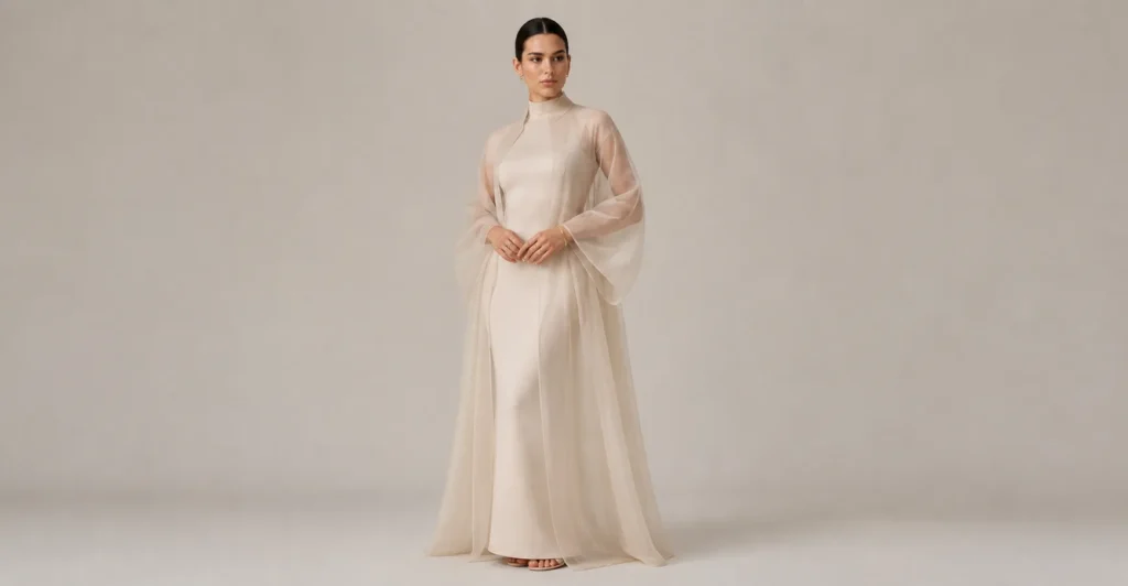 Bianca Censori Grammy outfit inspired sheer layered fashion styled in a modest and wearable way
