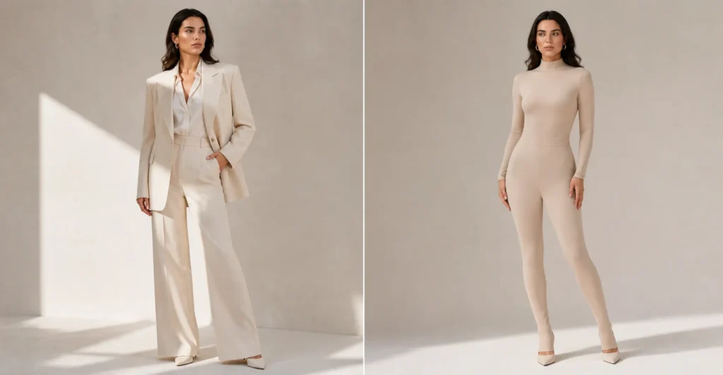 Bianca Censori Grammy outfit inspired transition from structured style to modern minimalist fashion