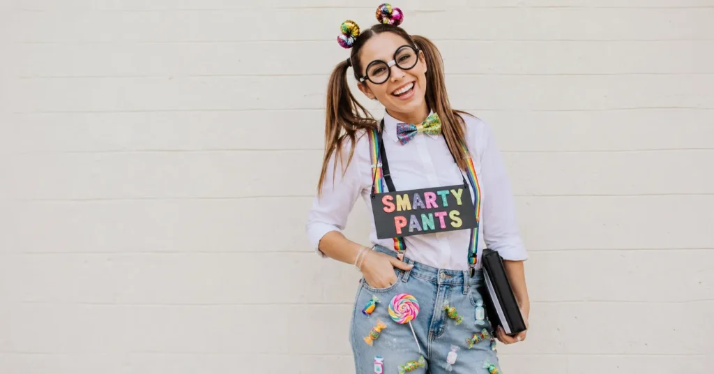 The Complete Guide to Purim Outfit Ideas for Every Celebration 10 Purim outfit ideas with creative smarty pants DIY costume and colorful styling.