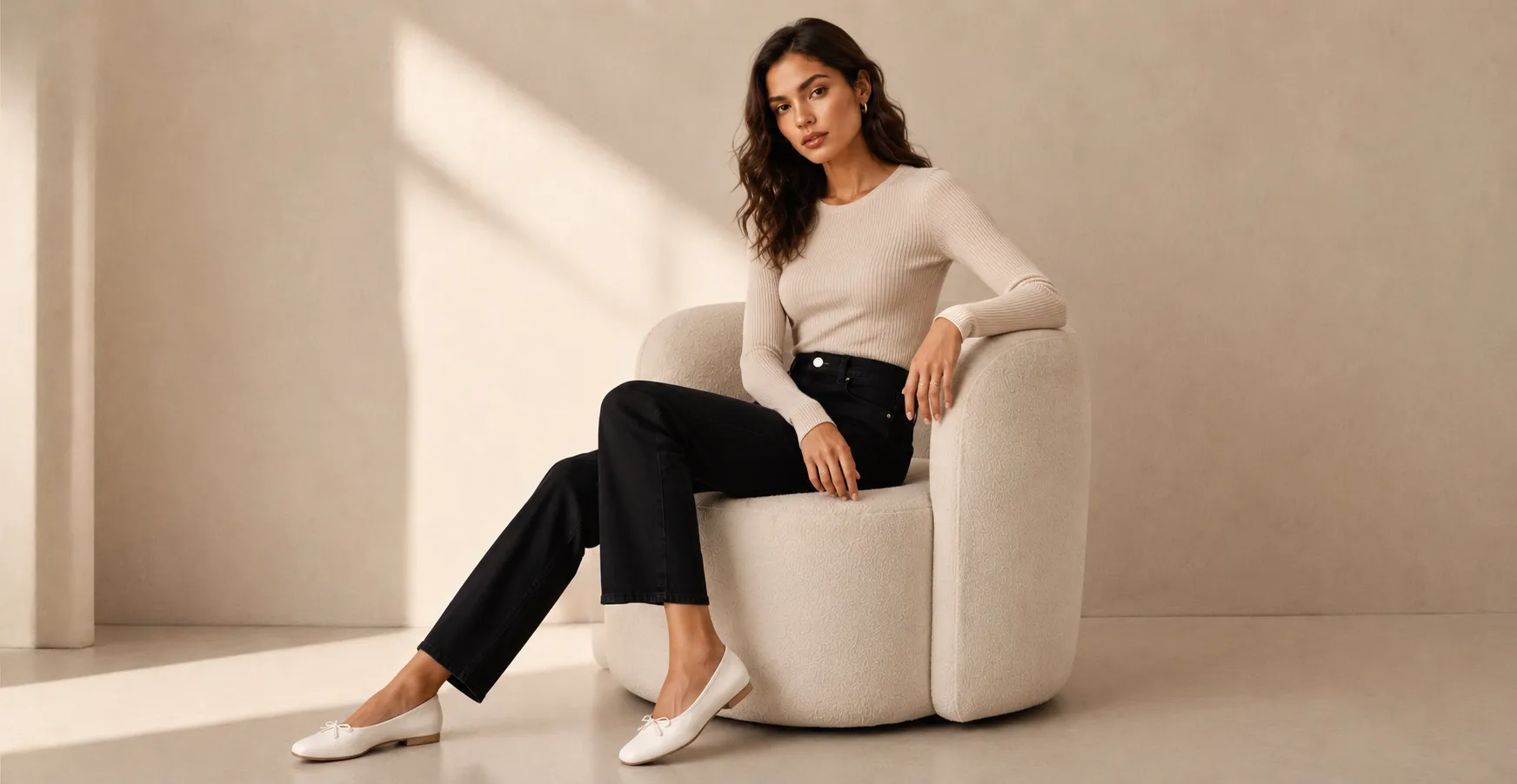 ballet pumps outfit