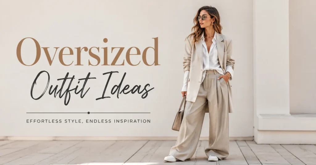 Best Oversized Outfit Ideas to Elevate Your Everyday Style 2 Oversized Outfit Ideas featuring stylish layered fashion looks with modern relaxed silhouettes