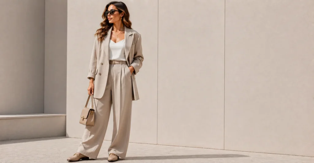 Best Oversized Outfit Ideas to Elevate Your Everyday Style 14 Oversized Outfit Ideas featuring oversized blazer and matching trousers