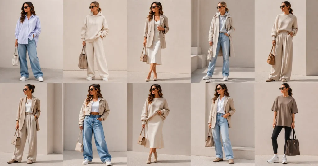 Best Oversized Outfit Ideas to Elevate Your Everyday Style 18 Oversized Outfit Ideas showing everyday outfit formulas and styling combinations
