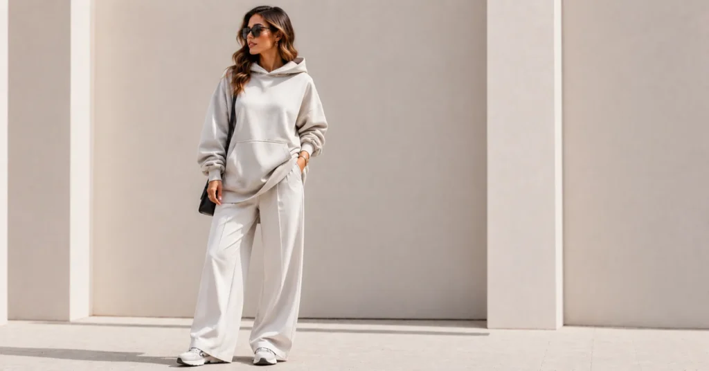 Best Oversized Outfit Ideas to Elevate Your Everyday Style 10 Oversized Outfit Ideas with oversized hoodie and wide-leg pants styling