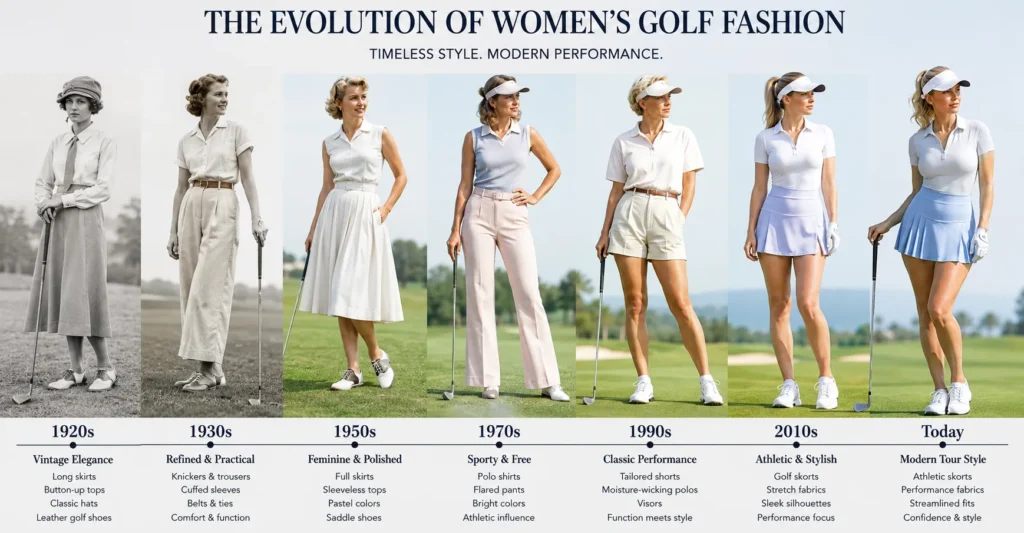 Paige Spiranac PGA Tour Outfit: Stunning Modern Golf Fashion Ideas 6 Paige Spiranac PGA Tour Outfit Fashion inspired comparison of classic and modern golf fashion eras