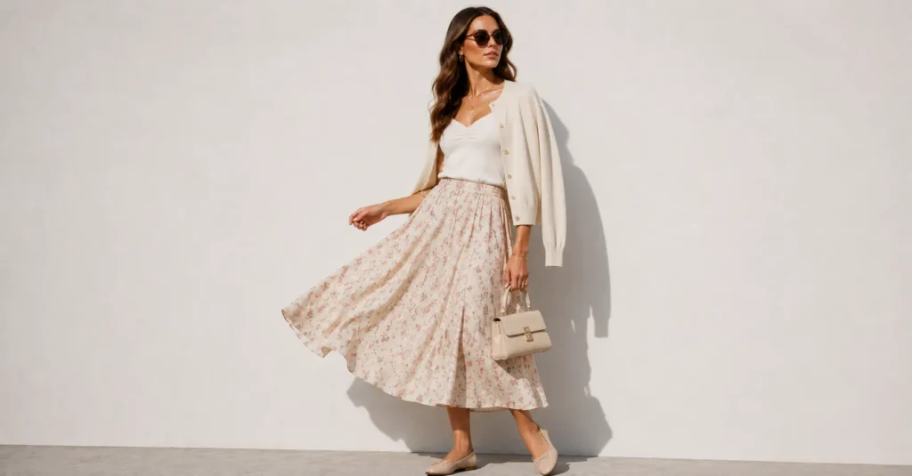Street Style Outfit Ideas featuring soft feminine everyday fashion