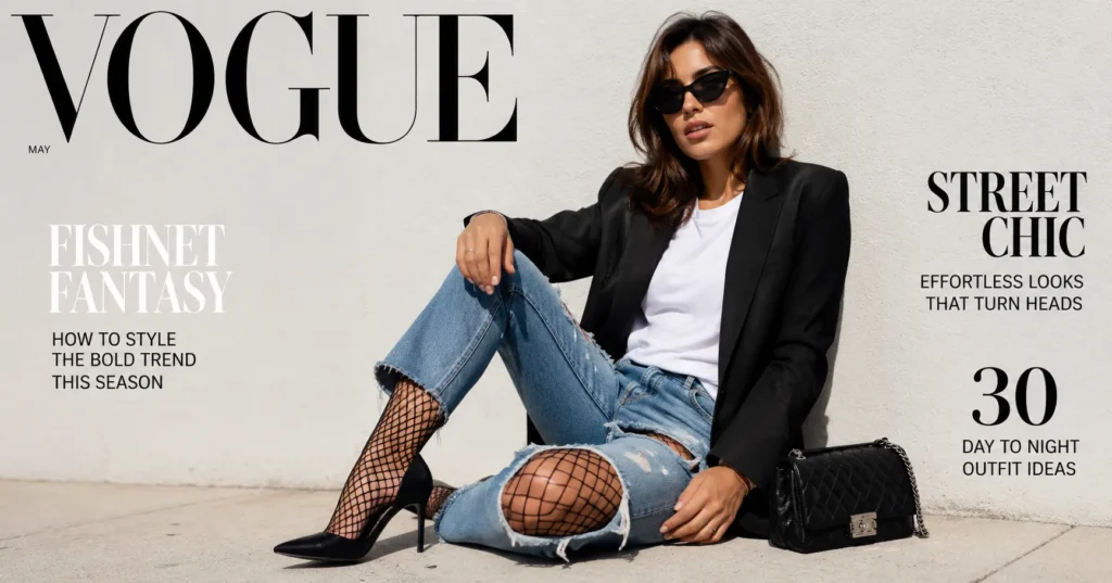 Fishnet outfits styling inspiration for modern women and everyday fashion