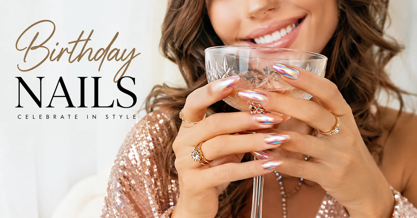 Glamorous Birthday Nails