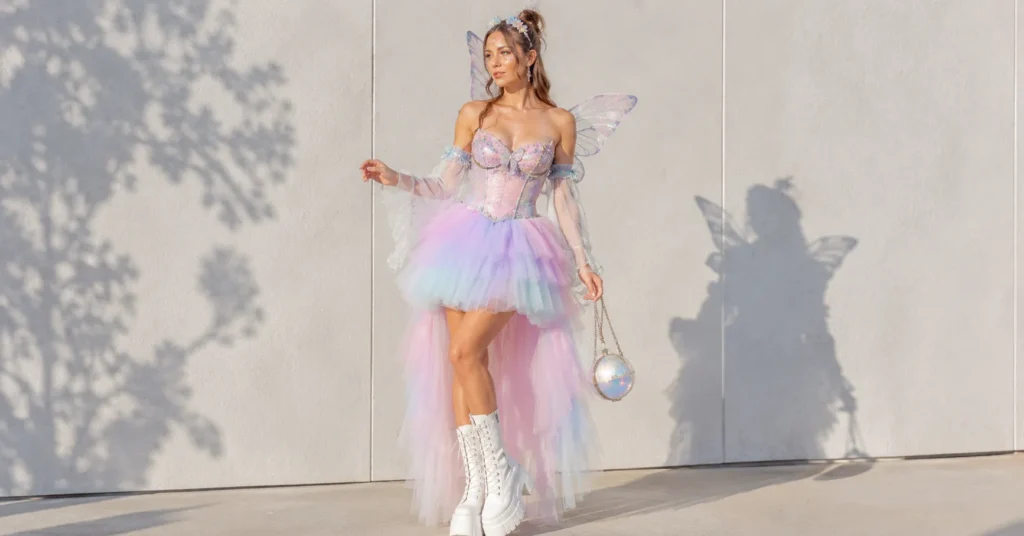 Beyond Wonderland Outfit Ideas: The Complete Festival Style Guide 3 Beyond Wonderland outfit ideas with a holographic classic rave festival look.