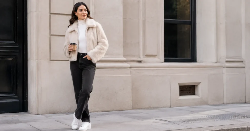 Faux Fur Coats Outfit Ideas: How to Style Them in 2026 4 faux fur coats outfit ideas