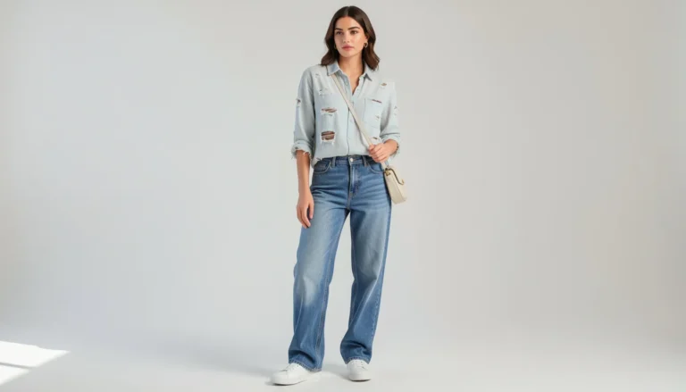 Distressed Shirt for Women