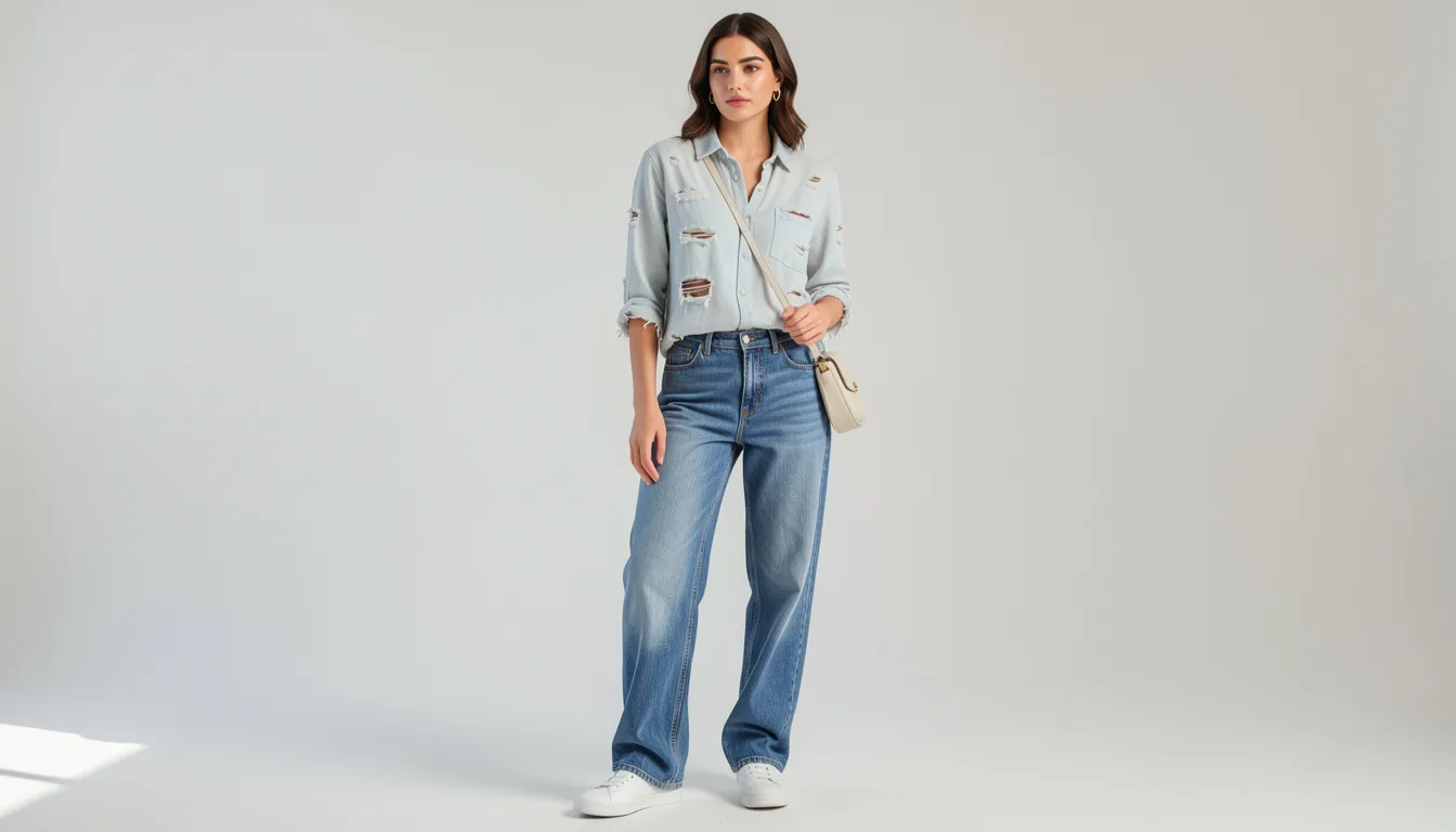Distressed Shirt for Women