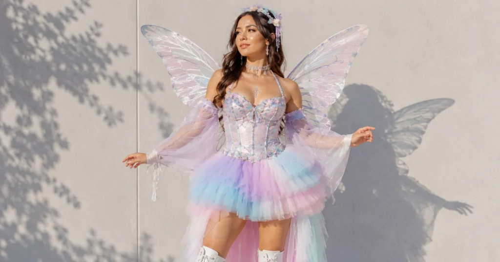 Beyond Wonderland Outfit Ideas: The Complete Festival Style Guide 4 Beyond Wonderland outfit ideas featuring a fantasy princess festival outfit.
