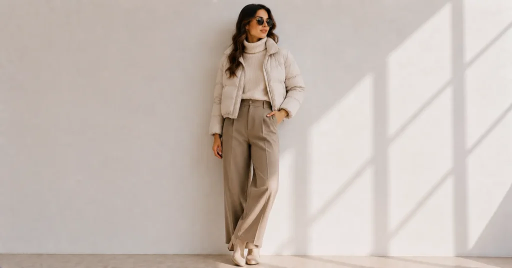 Jacket Outfit Ideas: The Complete Styling Guide for Every Season 7 Jacket Outfit Ideas with puffer jacket for winter style
