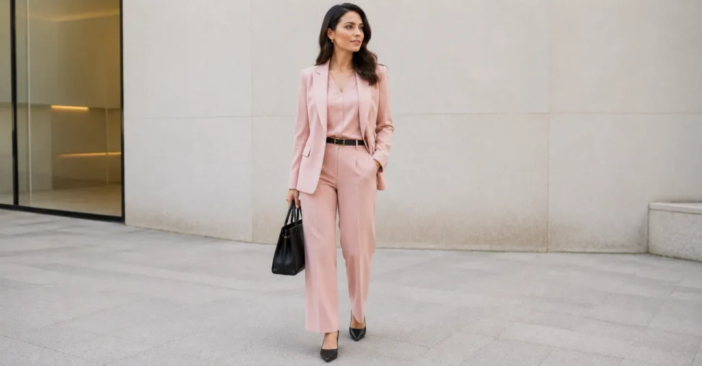 Pink and Black Outfit Ideas: 30+ Bold Looks for Any Occasion 8 Pink and Black Outfit Ideas featuring monochrome pink fashion with black accents