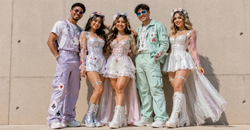 Beyond Wonderland Outfit Ideas: The Complete Festival Style Guide 9 Beyond Wonderland outfit ideas with coordinated Wonderland-inspired festival outfits.