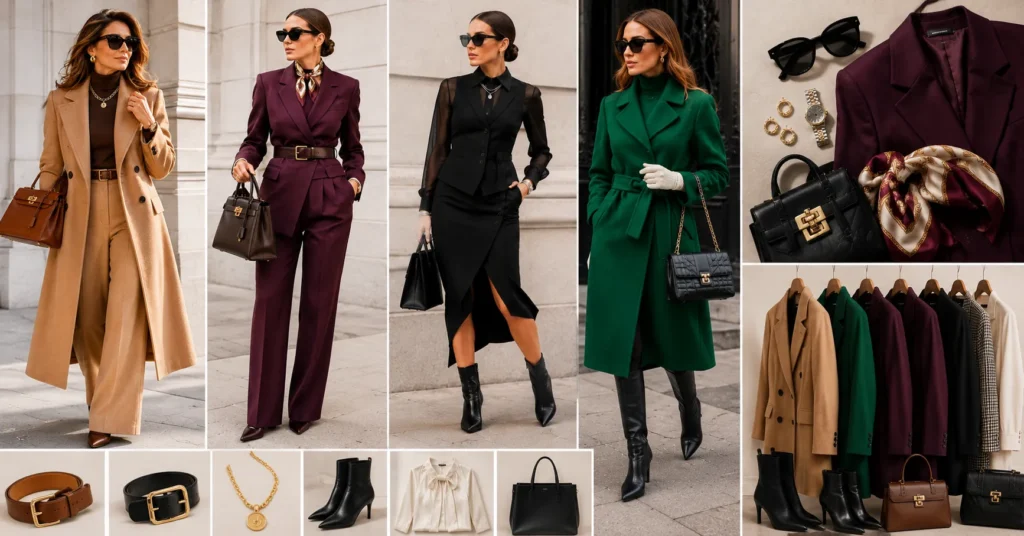 Devil Wears Prada outfit collection with modern corporate chic fashion ideas
