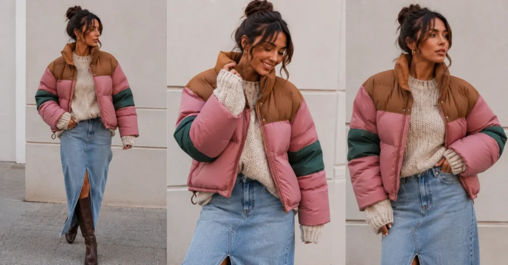 The Complete Guide to Gen Z Outfit Ideas: Trends, Staples, and Styling 10 Gen Z outfit ideas for fall and winter featuring oversized sweaters, maxi skirts, and boots.