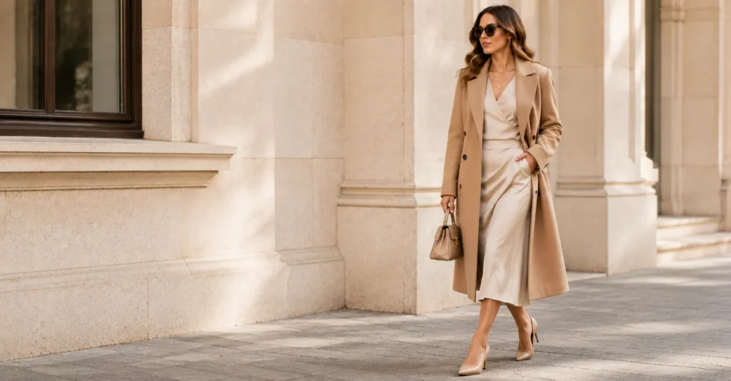 Car Coat for Women Outfit Ideas styled for date night and evening occasions