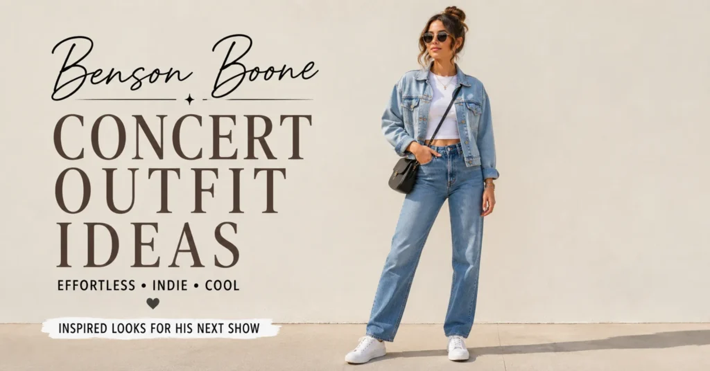 Benson Boone Concert Outfit Ideas: Looks to Match Every Vibe and Venue 3 Core wardrobe pieces for Benson Boone Concert Outfit Ideas