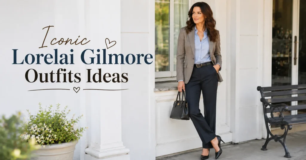 Iconic Lorelai Gilmore Outfits Ideas featuring polished first-day professional fashion
