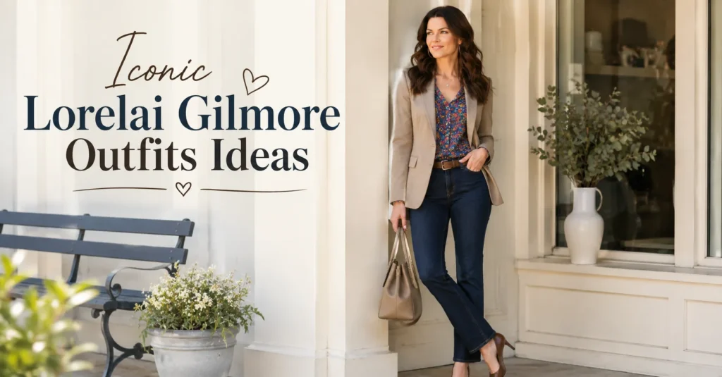 Iconic Lorelai Gilmore Outfits Ideas showing professional and playful fashion styling