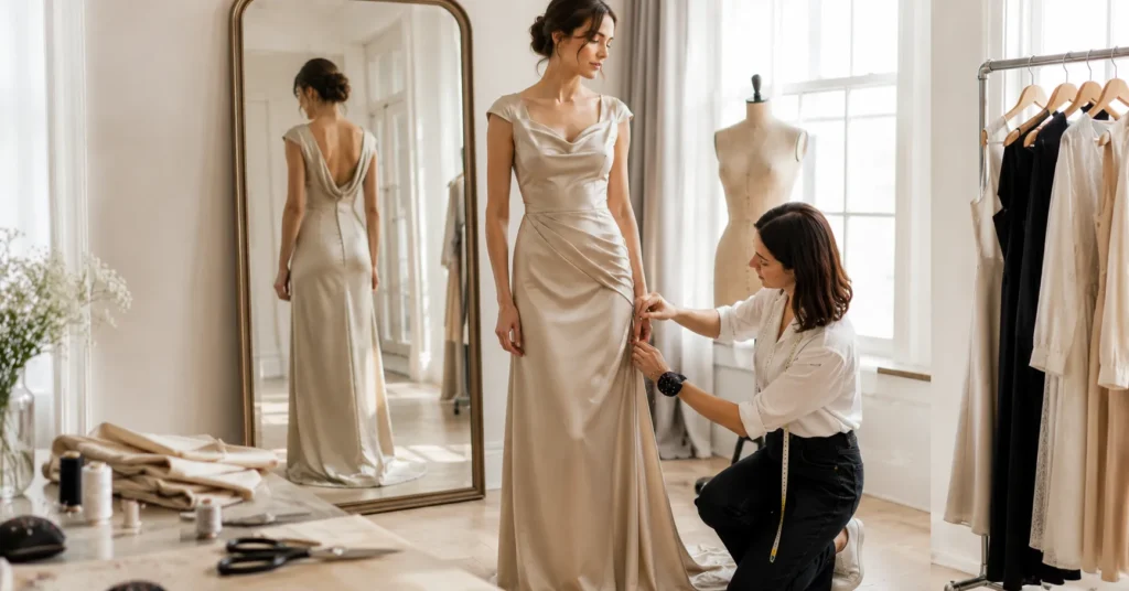 Altered Clothing featuring professional dress alterations for a perfectly fitted special-occasion gown