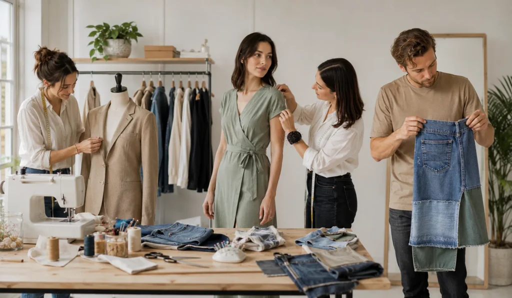 Altered Clothing supporting sustainable fashion through garment repair, resizing, tailoring, and upcycling