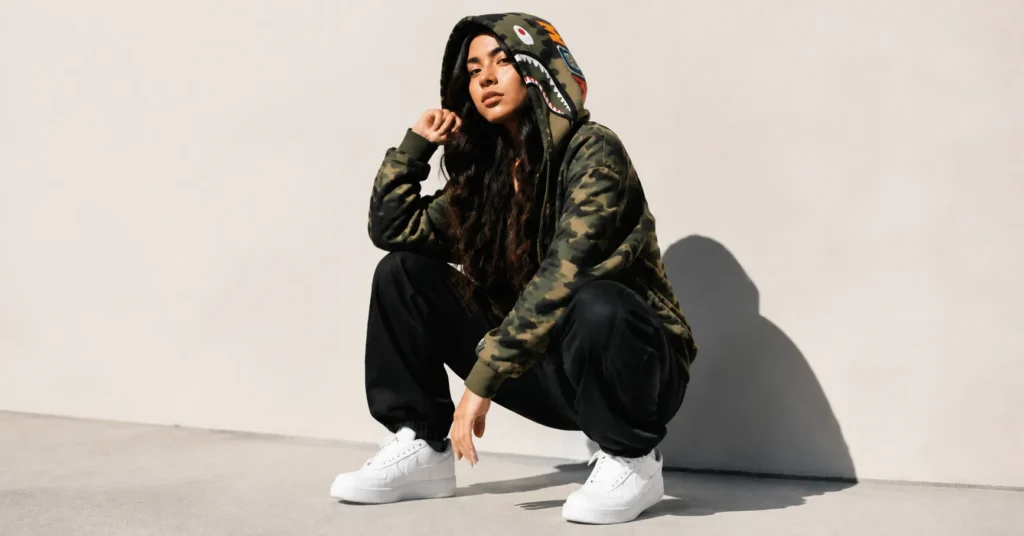 BAPE Outfit: The Ultimate Guide to Building an Iconic Streetwear Look 3 BAPE Outfit showcasing iconic Japanese streetwear influence with bold camo and balanced casual styling
