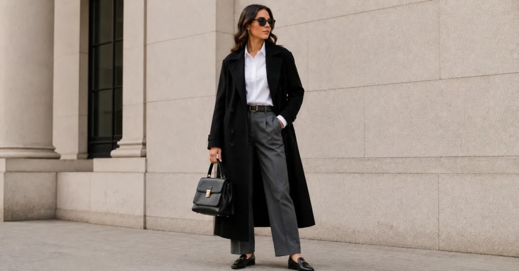 Black Coats Outfit Ideas: Classic, Casual & Dressy Looks to Try 11 Black Coats Outfit Ideas for polished office and professional winter fashion